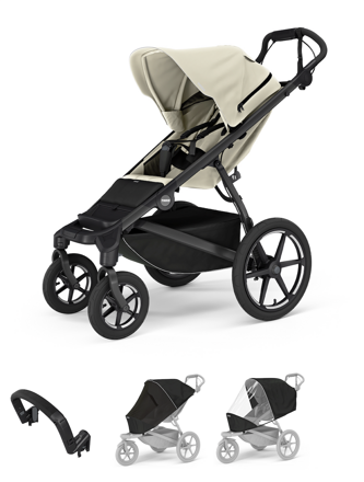Športový kočík Thule Urban Glide 4-wheel Soft Beige 4 in 1