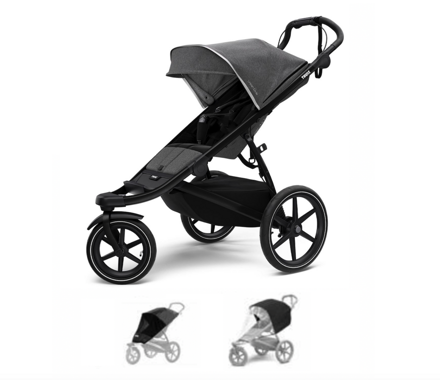 THULE Urban Glide 2 Black Grey Melange PLUS