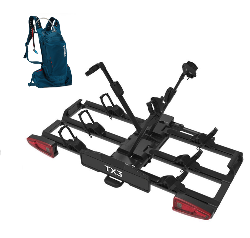Nosič bicyklov PRO-USER Spinder TX3 + ruksak