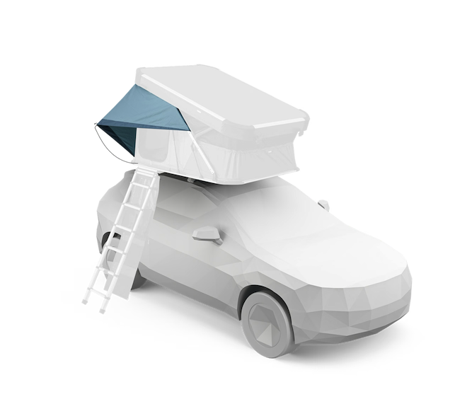 Thule Widesky side door rainfly AshlandGrey