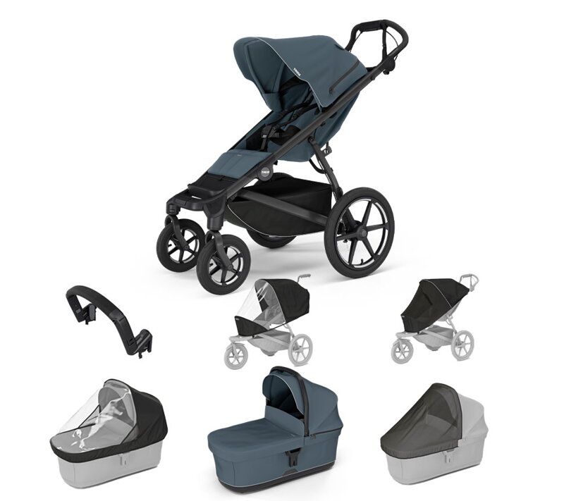 Thule Urban Glide 4-wheel Dark Slate 7 in 1 korbička Dark Slate