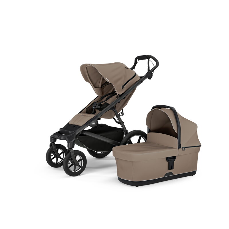 Športový kočík Thule Urban Glide 4-wheel Tinted taupe + korbička Športový kočík Thule Urban Glide 4-wheel Tinted taupe + korbička