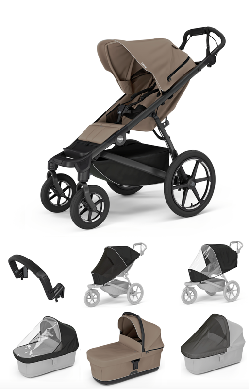 Športový kočík Thule Urban Glide 4-wheel Tinted taupe 7 in 1 Športový kočík Thule Urban Glide 4-wheel Tinted taupe 7 in 1
