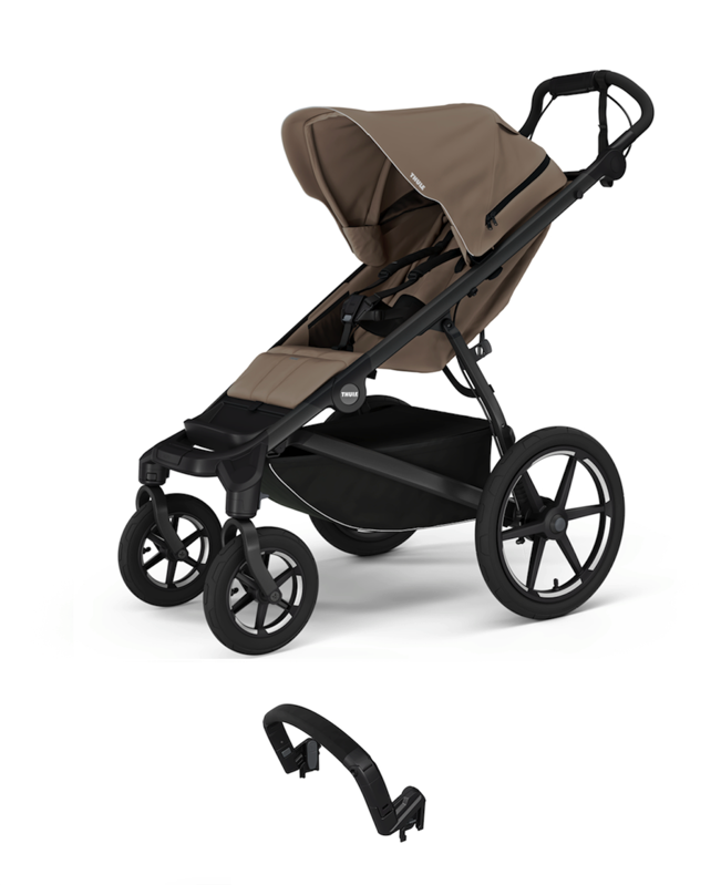 Športový kočík Thule Urban Glide 4-wheel Tinted taupe + madlo Športový kočík Thule Urban Glide 4-wheel Tinted taupe + madlo