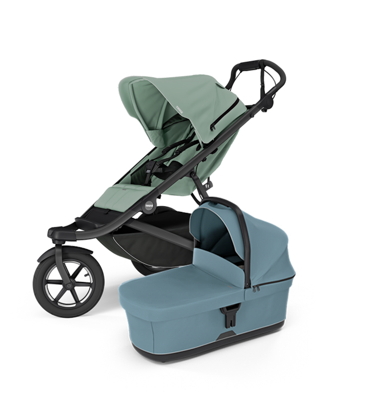 Športový kočík  Urban Glide 3 Mist Green + modrá korbička