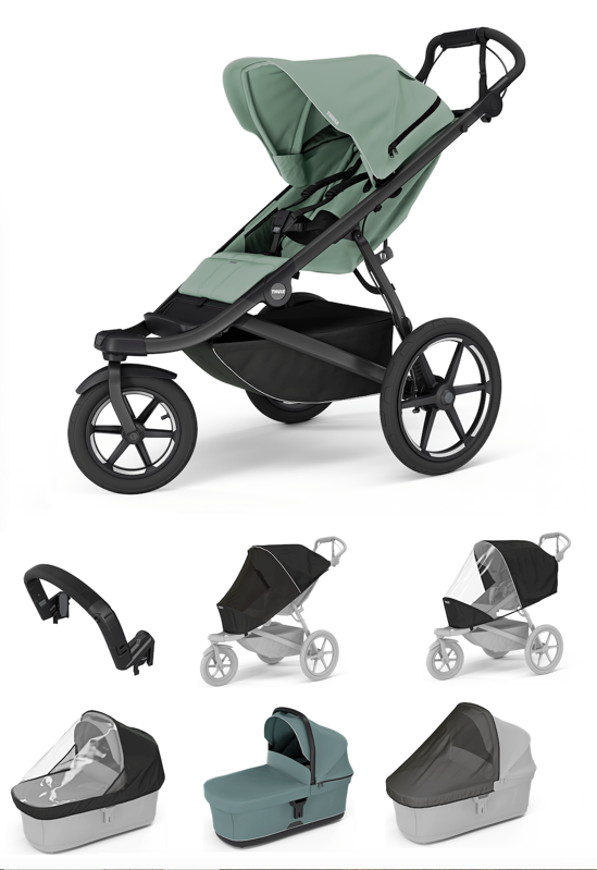 Športový kočík  Urban Glide 3 Mist Green 7 in 1 Blue