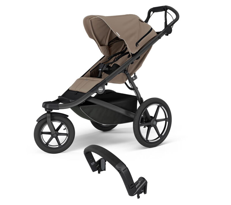 Športový kočík  Urban Glide 3 Tinted Taupe + madlo