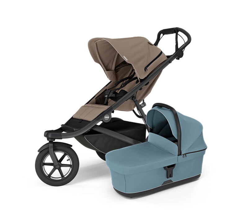 Športový kočík  Urban Glide 3 Tinted Taupe + modrá korbička