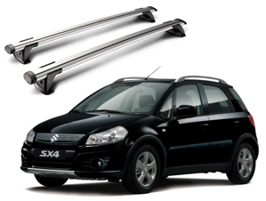 Whispbar Through Träger für SUZUKI SX4, FIAT SEDICI  2006 - 2012,      mit Dachreling, K328 mount   + S16
